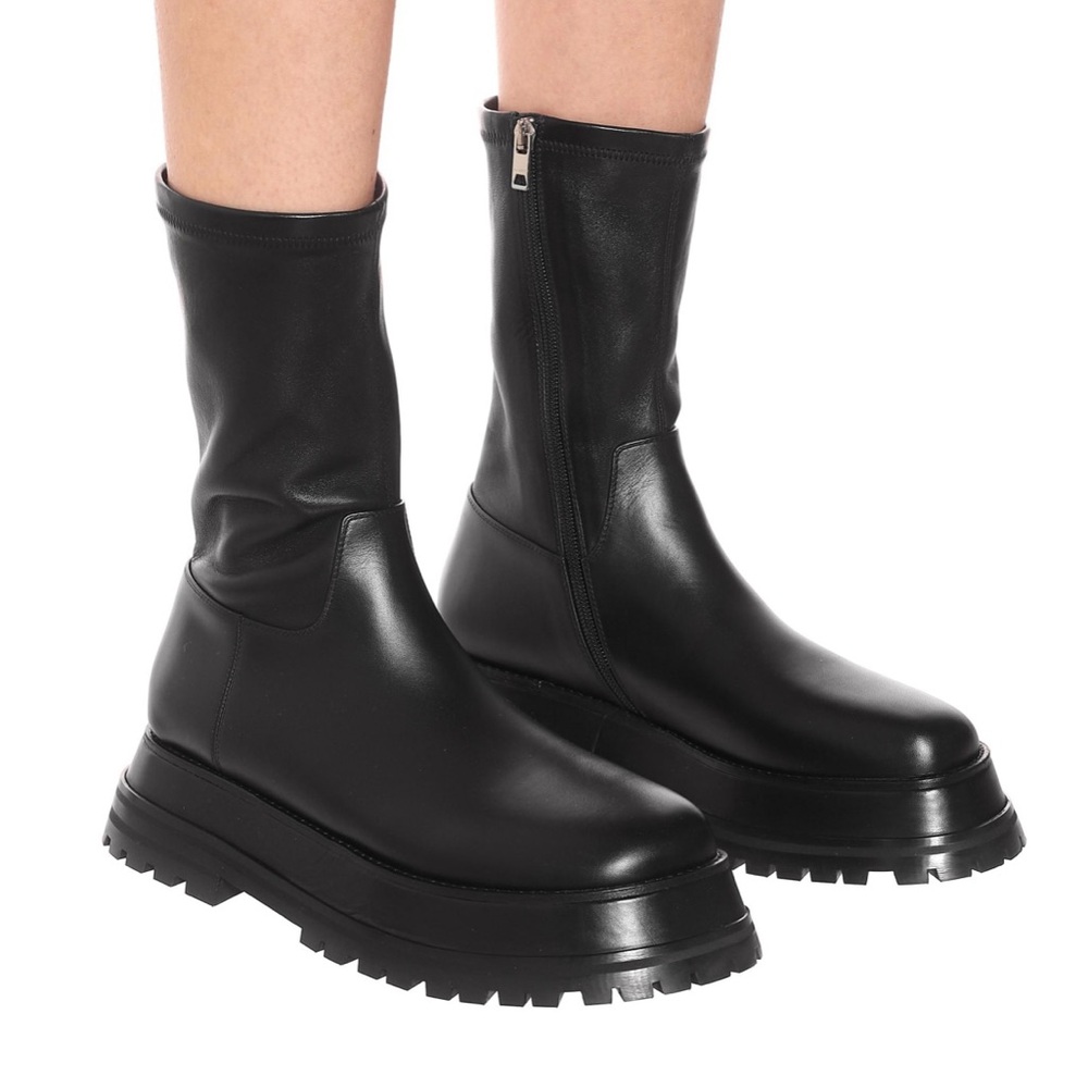 Burberry Black Hurr Ankle Boots